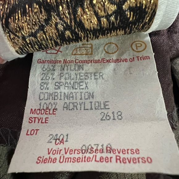 Joseph Ribkoff Creations Ribbed Sheath Dress Faux Fur Trim (D1) - Picture 9 of 10